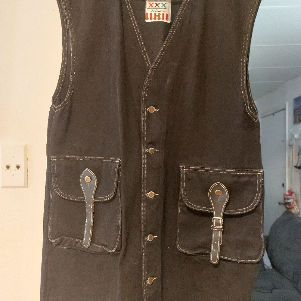 Gino Venucci Vintage Western Vest XL